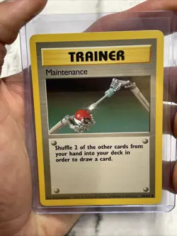 Maintenance 83/102 UC TCG Unlimited Base Set Pokemon Card NM/MT Nintendo Vtg TCG - Image 2