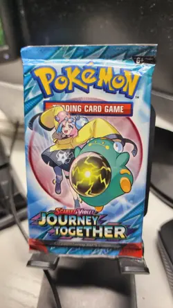 Pokemon TCG Scarlet & Violet - Journey Together Booster Pack (10 card pack) - Image 1