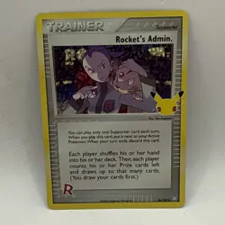 Celebrations Rocket’s Admin. Holo Pokemon Card #86 HO Collectible Trading Card - Image 1