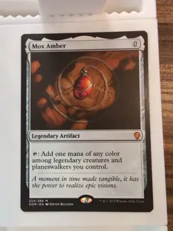 Mox Amber Dominaria NM Regular Card 224/269 Magic: The Gathering - Image 1