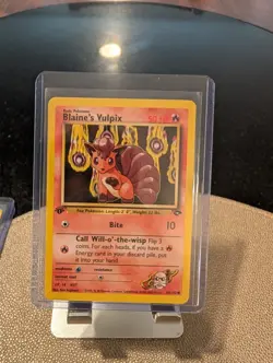Blaine's Vulpix 66/132 LP Gym Challenge Set Pokemon Card - Image 1
