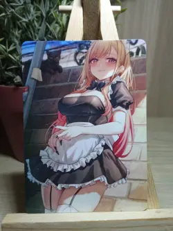 Marin Kitagawa My Dress Up Darling Waifu Goddess Story Fan Art Anime Card Carte - Image 1