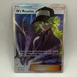 Pokemon, Cosmic Eclipse, N's Resolve, #232 - MP Collectible Trading Card RARE!!! - Image 1
