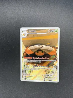 Pokemon TCG Crustle Rare Holo Illustration Card 186/182 Sv10: Destined Rivals - Image 1