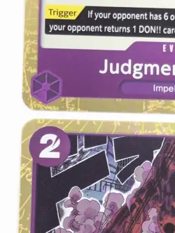 3x Judgment of Hell OP02-089 English Rare One Piece Card Game PRB01 - Image 5