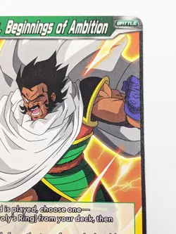 Dragon Ball Super Paragus Beginnings of Ambition NM Critical Blow Card Game - Image 3