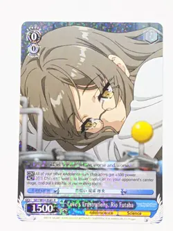 Weiss Schwarz card W64-e081 R Rio Futaba Love's Rare Foil Bunny Girl Senpai - Image 1