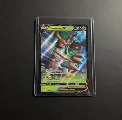 Trevenant V Pokemon Card Holo Rare 210 HP Absorb & Shadow Claw - Image 1