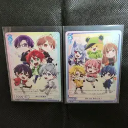 Colorful Peach Weiss Schwarz Card Set Of 2 - Image 1