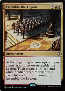 115 ASSEMBLE THE LEGION RARE PHYREXIA: ALL WILL BE ONE COMMANDER MTG CARD - Image 1