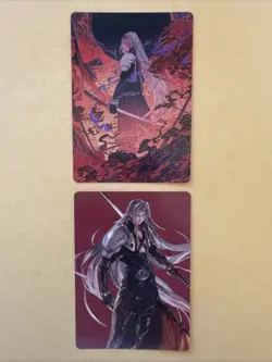 MTG Final Fantasy Art Series Nibelheim Aflame 35 + Sephiroth, Fabled Soldier 44 - Image 1