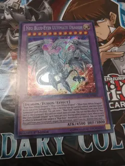 Yugioh - Neo Blue-Eyes Ultimate Dragon MVP1-ENS01 1st edition Secret Rare - Image 1