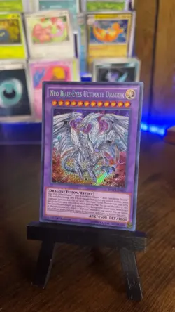Yugioh - Neo Blue-Eyes Ultimate Dragon MVP1-ENS01 1st edition Secret Rare NM - B - Image 1