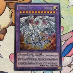 Yugioh - Neo Blue-Eyes Ultimate Dragon MVP1-ENS01 1st edition Secret Rare NM - B - Image 1