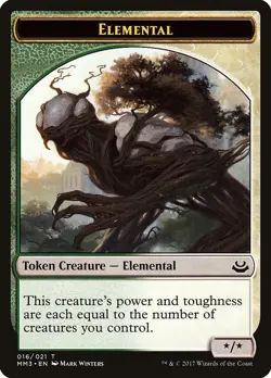 1x Elemental Token - NM - Modern Masters 2017 - SPARROW MAGIC mtg - Image 1