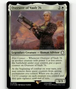 FOIL - MTG Overseer of Vault 76 - Universes Beyond: Fallout - Image 1