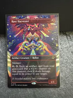MtG EOE Rust Harvester #310 Borderless NON FOIL MAGIC THE GATHERING LCI - Image 1