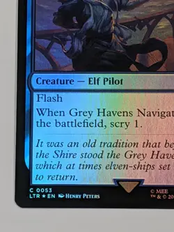 Grey Havens Navigator Foil - LTR 0053 - MTG Magic NM - Image 4