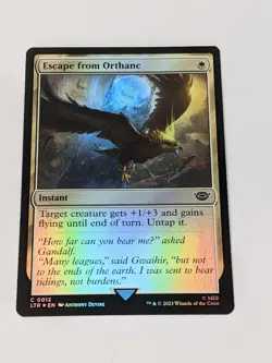 Escape from Orthanc Foil - LTR 0012 - MTG Magic - Image 1