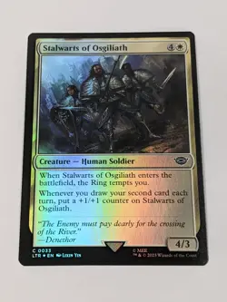 Magic the Gathering (mtg): NM LTR: Stalwarts of Osgiliath - Foil - Image 1