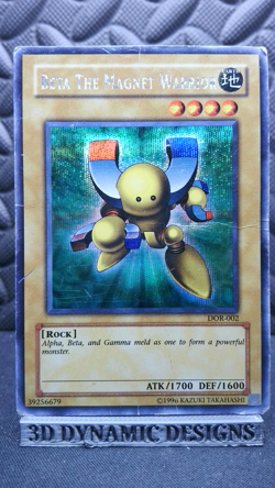 | Yugioh Beta the Magnet Warrior DOR-002 Secret Rare Duelist Roses DMG 🔥 | - Image 1