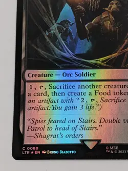 Cirith Ungol Patrol NM Foil - LTR 0080 - MTG Magic - Image 4