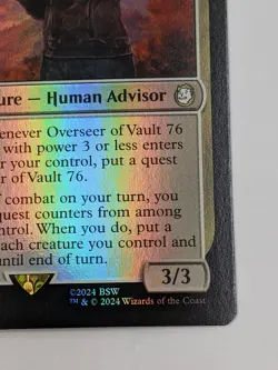 Overseer of Vault 76 - PIP 0019 - MTG Magic Fallout Foil - Image 5