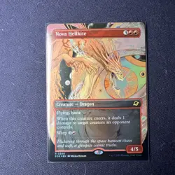 Nova Hellkite Foil Borderless Rare Edge of Eternities EOE 309 MTG - Image 1