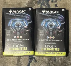 Magic the Gathering Commander Decks Edge of Eternities EOE MTG Set of 2 - Image 1