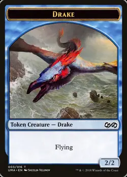 1x Drake Token - NM - Modern Masters - SPARROW MAGIC mtg - Image 1