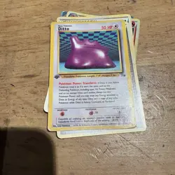 Pokemon WOTC Fossil Set Ditto 18/62 Non Holo Rare 1st Edition Free Post Au - Image 1