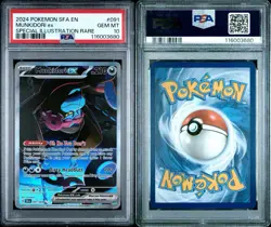 2024 Pokemon Shrouded Fable MUNKIDORI EX 091/064 SIR PSA 10 - Image 3