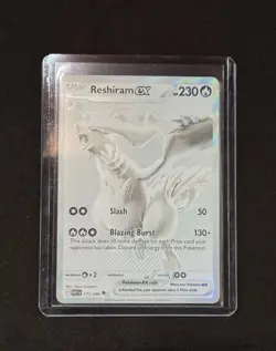Reshiram ex #173/086 Pokemon White Flare English BWR Pack Fresh Near Mint NM - Image 1
