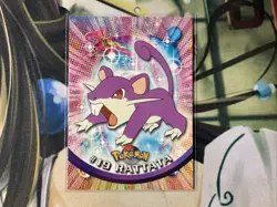 Pokemon - Topps 1999 -RATTATA - TV Animation Series - NM MINT - Image 1