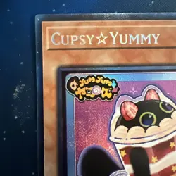 JUSH-EN016 Cupsy☆Yummy Collector's Rare 1st Ed YuGiOh - Image 3
