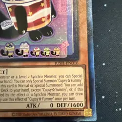 JUSH-EN016 Cupsy☆Yummy Collector's Rare 1st Ed YuGiOh - Image 5
