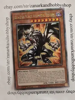 Yugioh Red-Eyes Black Fullmetal Dragon ROTA-EN005 Quarter Century Rare 1st Ed - Image 1