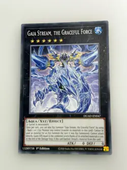 YuGiOh - Gaia Stream, The Graceful Force - 1st Edition - Near Mint - DUAD-EN047 - Image 1