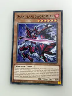 YuGiOh - Dark Flame Swordsman - 1st Edition - Near Mint - DUAD-EN019 - Image 1