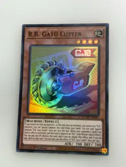 YuGiOh - R.B. GA10 Cutter - Holo Super Rare 1st Edition - Near Mint - DUAD-EN091 - Image 1