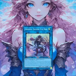 Yugioh - Donner Dagger Fur Hire - DABL-EN049 - Super Rare - 1st Ed - Near Mint - Image 1