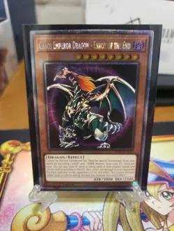 YuGiOh Chaos Emperor Dragon Envoy of the End RA03-EN133 Platinum Secret Rare NM - Image 1