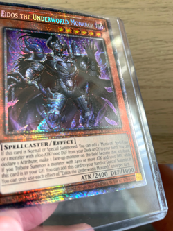 Yugioh Eidos the Underworld Monarch DUAD-EN017 Starlight Rare 1st Edition NM - Image 3
