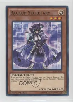 Backup Secretary 1st Ed. YuGiOh Structure Deck: Codebreaker #YS18-EN008 06pr - Image 1