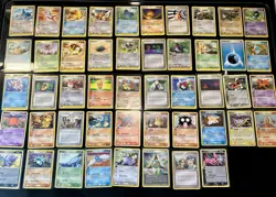Pokemon E-Reader Lot of 48 Cards Common, Uncommon, Rare LP-HP Condition - Image 1
