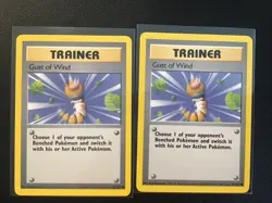 Gust of Wind 93/102 Common Base Set Pokemon Card LP - Image 1