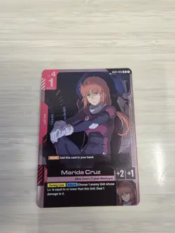 Marida Cruz - Gundam Card Game #GD01-093 - GD01 - NM Foil Newtype Rising Single - Image 1
