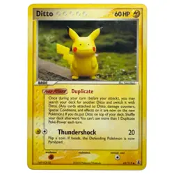 Pokemon Trading Card Game Vintage 2005 Ditto Pikachu 63/113 - Image 1