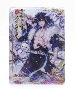 Inosuke Hashibira Demon Slayer Mystic Encounter EX EX01 Anime Trading Card - Image 1