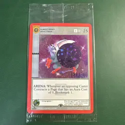 Metazoo Purple Jersey Devil Token Promo Card Serialized 188/300 - New Sealed! - Image 1